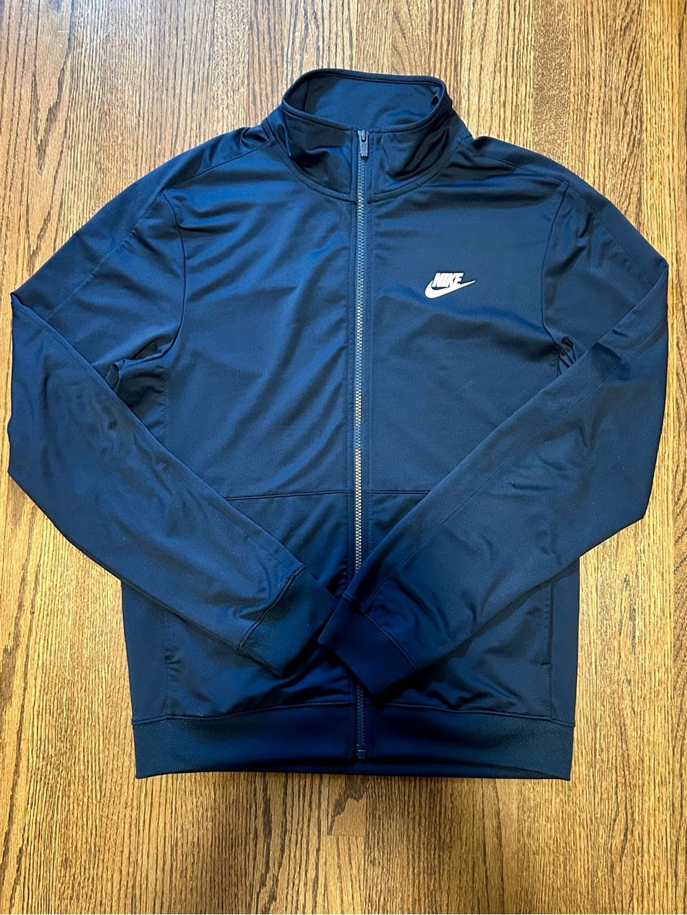 Nike Navy Blue Full Zip Track Jacket Women’s Small Athletic Activewear